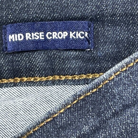 Chaps Ralph Lauren Womens Sz 8/29 Crop Kick Jeans Straight Leg Mid Rise 28x25 - Picture 11 of 14